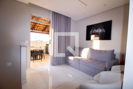 Sala de Tv - Cobertura  de apartamento para alugar com 3 quartos, 156m² em Buritis, Belo Horizonte