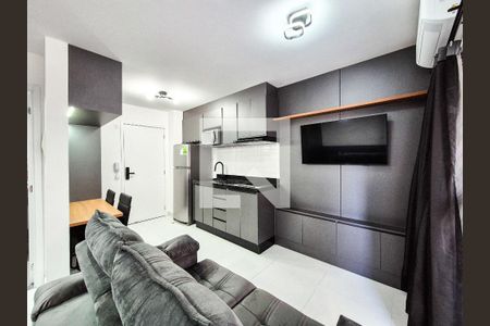Sala/Quarto de kitnet/studio para alugar com 1 quarto, 28m² em Centro Histórico de São Paulo, São Paulo