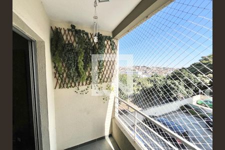 Varanda da Sala de apartamento à venda com 2 quartos, 55m² em Vila Amélia, São Paulo