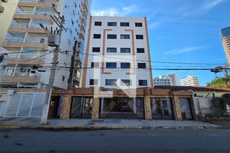 Fachada de apartamento para alugar com 2 quartos, 65m² em Vila Caiçara, Praia Grande