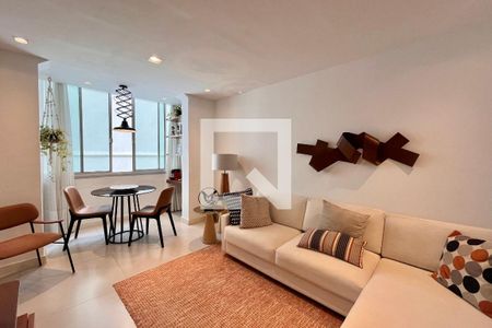 Sala de apartamento à venda com 1 quarto, 48m² em Ipanema, Rio de Janeiro