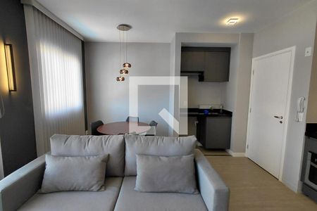 Sala / Cozinha de apartamento para alugar com 1 quarto, 35m² em Vila Dom Pedro Ii, São Paulo