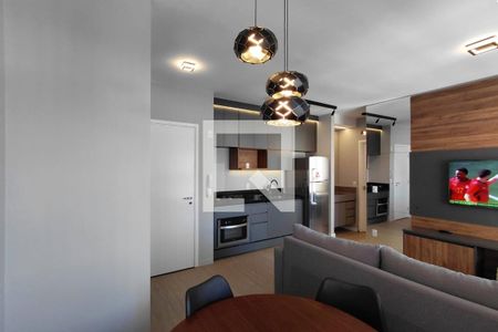 Sala / Cozinha de apartamento para alugar com 1 quarto, 35m² em Vila Dom Pedro Ii, São Paulo