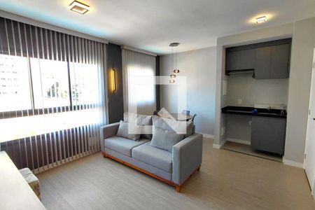 Sala / Cozinha de apartamento para alugar com 1 quarto, 35m² em Vila Dom Pedro Ii, São Paulo