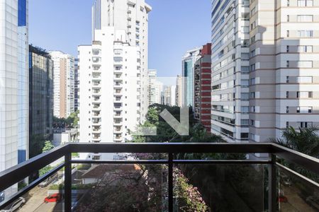 Varanda da Sala de apartamento para alugar com 1 quarto, 45m² em Itaim Bibi, São Paulo