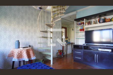 Sala  de apartamento à venda com 3 quartos, 64m² em São Sebastião, Porto Alegre