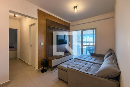 Sala de apartamento para alugar com 3 quartos, 98m² em Aviação, Praia Grande