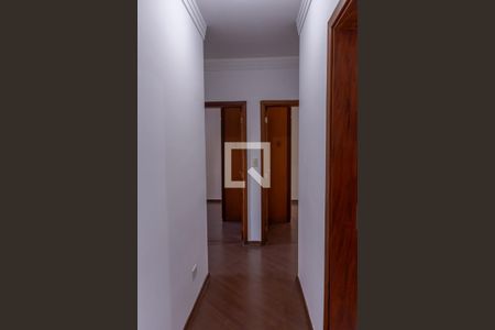 Corredor acesso aos quartos de apartamento para alugar com 3 quartos, 108m² em Vila Nossa Senhora de Fatima, Americana