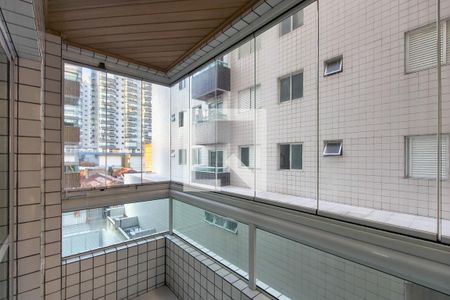 Sacada  de apartamento para alugar com 1 quarto, 46m² em Cidade Ocian, Praia Grande