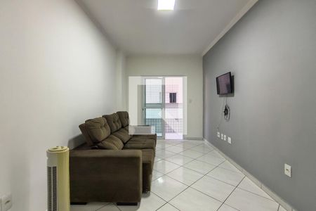 Sala de apartamento para alugar com 1 quarto, 46m² em Cidade Ocian, Praia Grande