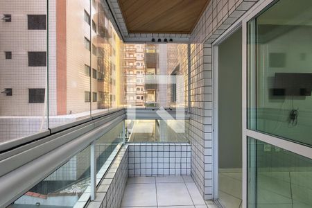 Sacada  de apartamento para alugar com 1 quarto, 46m² em Cidade Ocian, Praia Grande