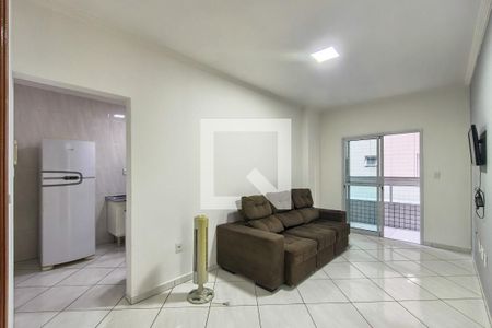 Sala de apartamento para alugar com 1 quarto, 46m² em Cidade Ocian, Praia Grande