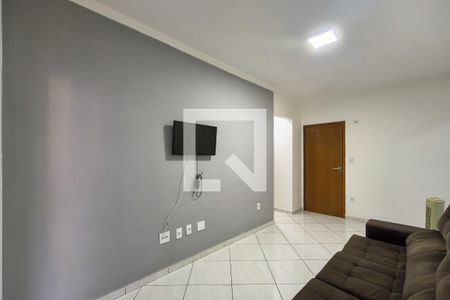Sala de apartamento para alugar com 1 quarto, 46m² em Cidade Ocian, Praia Grande