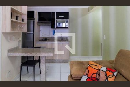 Sala de apartamento para alugar com 1 quarto, 41m² em Jardim Goiás, Goiânia