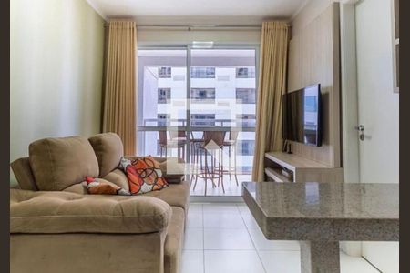Sala de apartamento para alugar com 1 quarto, 41m² em Jardim Goiás, Goiânia