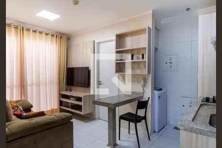 Sala de apartamento para alugar com 1 quarto, 41m² em Jardim Goiás, Goiânia