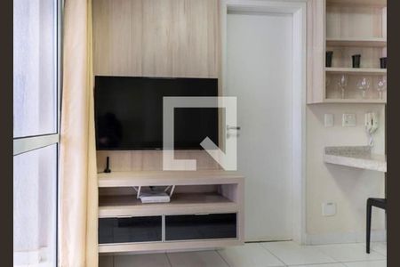 Sala de apartamento para alugar com 1 quarto, 41m² em Jardim Goiás, Goiânia