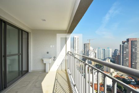 varanda Sala quarto e lavanderia de apartamento à venda com 1 quarto, 36m² em Pompeia, São Paulo