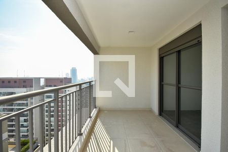 varanda Sala quarto e lavanderia de apartamento à venda com 1 quarto, 36m² em Pompeia, São Paulo