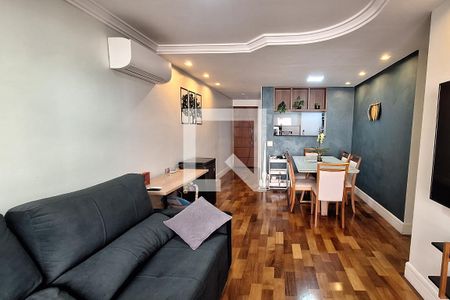 Sala  de apartamento à venda com 3 quartos, 79m² em Jardim Bela Vista, Santo André