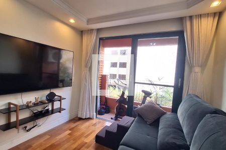 Sala  de apartamento à venda com 3 quartos, 79m² em Jardim Bela Vista, Santo André