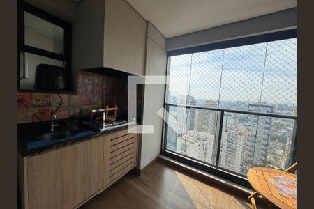Varanda gourmet de apartamento para alugar com 2 quartos, 64m² em Centro, Osasco