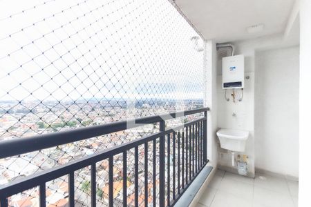 Varanda da Sala de apartamento para alugar com 2 quartos, 38m² em Vila Progresso (zona Leste), São Paulo