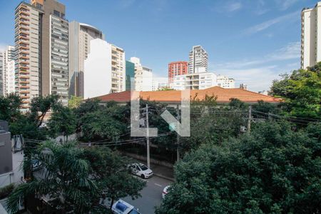 Vista da Varanda de apartamento à venda com 1 quarto, 53m² em Pinheiros, São Paulo