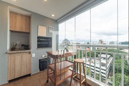 Varanda de apartamento para alugar com 3 quartos, 95m² em Chácara Santo Antônio (zona Sul), São Paulo