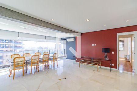 Sala/Cozinha de apartamento para alugar com 2 quartos, 100m² em Campo Belo, São Paulo