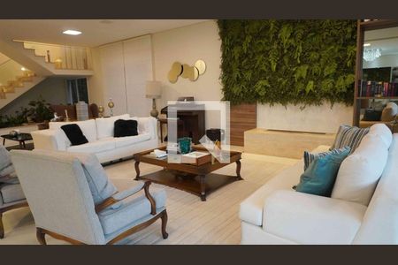 Sala Estar de casa de condomínio à venda com 4 quartos, 485m² em Residencial Tambore Iii, Santana de Parnaíba