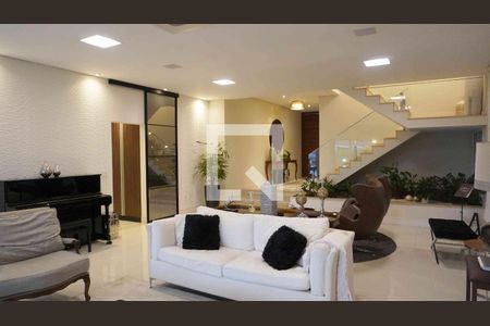Sala Estar de casa de condomínio à venda com 4 quartos, 485m² em Residencial Tambore Iii, Santana de Parnaíba