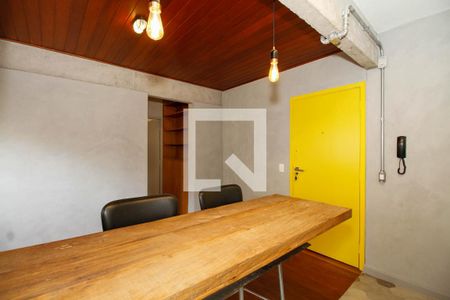 Sala e Cozinha de apartamento para alugar com 1 quarto, 35m² em Pinheiros, São Paulo