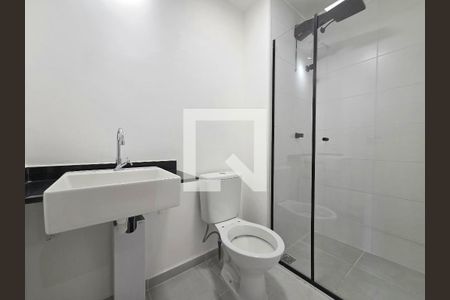 Banheiro de kitnet/studio para alugar com 1 quarto, 26m² em Vila Olímpia, São Paulo