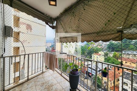 Varanda  de apartamento à venda com 1 quarto, 54m² em Engenho Novo, Rio de Janeiro
