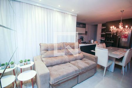 Sala de apartamento à venda com 2 quartos, 162m² em Vila Valparaíso, Santo André