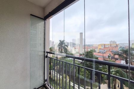 Varanda da Sala de apartamento para alugar com 2 quartos, 52m² em Jardim Olavo Bilac, São Bernardo do Campo