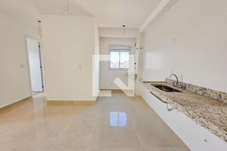 Cozinha e Área de Serviço de apartamento à venda com 2 quartos, 69m² em Parque das Nações, Santo André