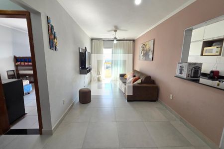 Sala de apartamento para alugar com 1 quarto, 52m² em Vila Tupi, Praia Grande