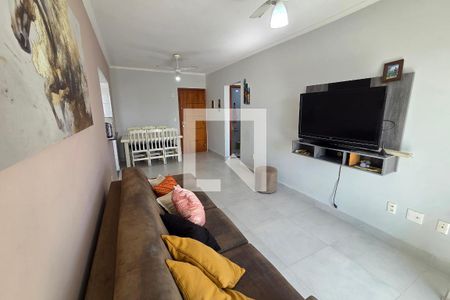 Sala de apartamento para alugar com 1 quarto, 52m² em Vila Tupi, Praia Grande