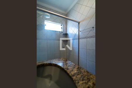 Banheiro da Suíte de casa de condomínio para alugar com 3 quartos, 137m² em Jardim Vila Inglesa, Sorocaba