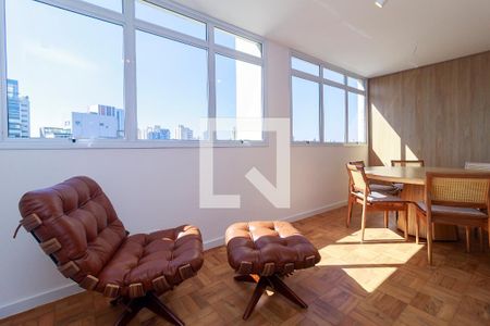Sala de apartamento à venda com 3 quartos, 98m² em Jardim das Acacias, São Paulo