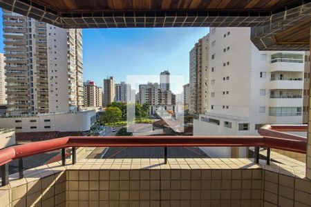 Sacada  de apartamento para alugar com 2 quartos, 87m² em Aviação, Praia Grande