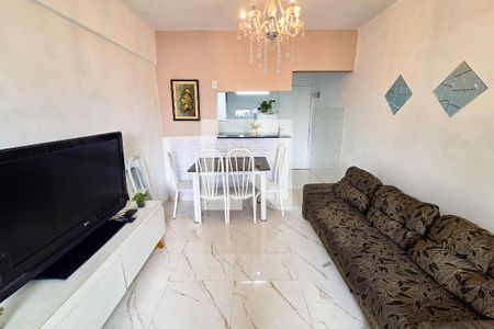 Sala/cozinha de kitnet/studio para alugar com 1 quarto, 32m² em Nova Mirim, Praia Grande