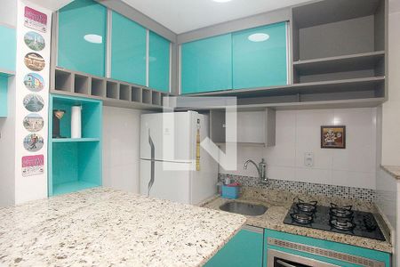 Cozinha + Área de Serviço de kitnet/studio para alugar com 1 quarto, 32m² em Centro Histórico, Porto Alegre