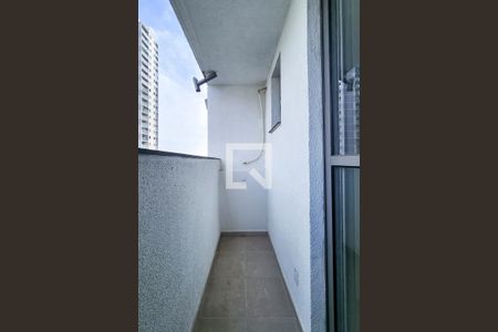 Varanda  de kitnet/studio para alugar com 1 quarto, 35m² em Santo Cristo, Rio de Janeiro