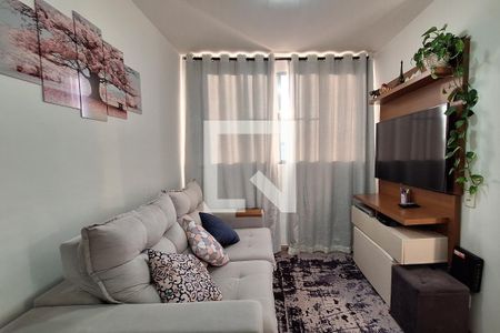Sala de TV de apartamento à venda com 2 quartos, 56m² em Parque Oratório, Santo André