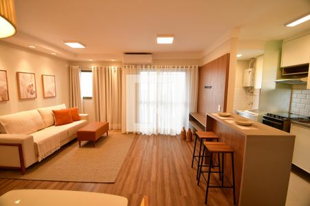 Sala de apartamento para alugar com 2 quartos, 66m² em Mansões Santo Antônio, Campinas