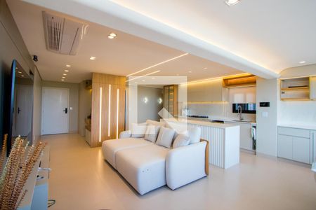 Sala de apartamento para alugar com 3 quartos, 130m² em Vila Santa Teresa, Santo André