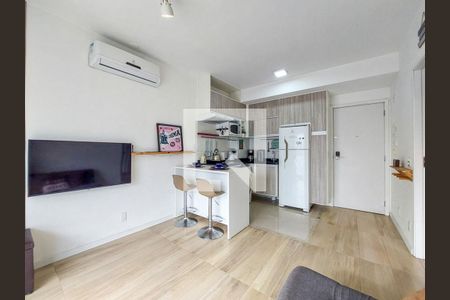 Sala/Cozinha de apartamento para alugar com 1 quarto, 33m² em Chácara Santo Antônio, São Paulo